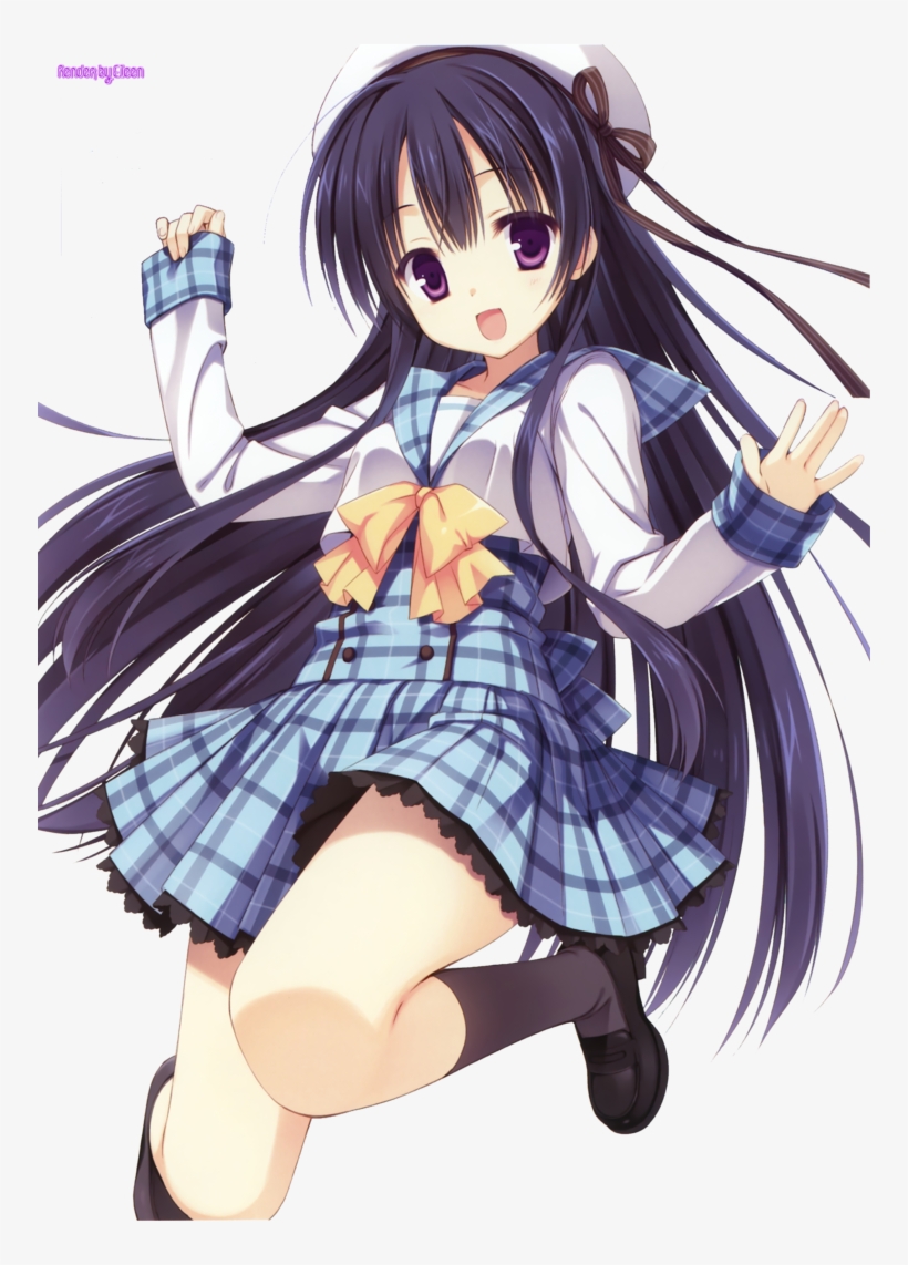 Thumbnail - Anime Girl School Kawaii, transparent png #3195361