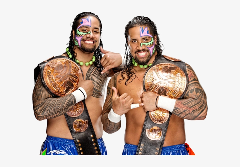 Usos - Usos Wwe Tag Team Champions, transparent png #3195363