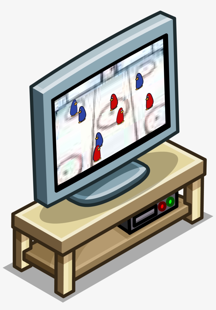 Gray Tv Stand Sprite 048 - Television, transparent png #3196129