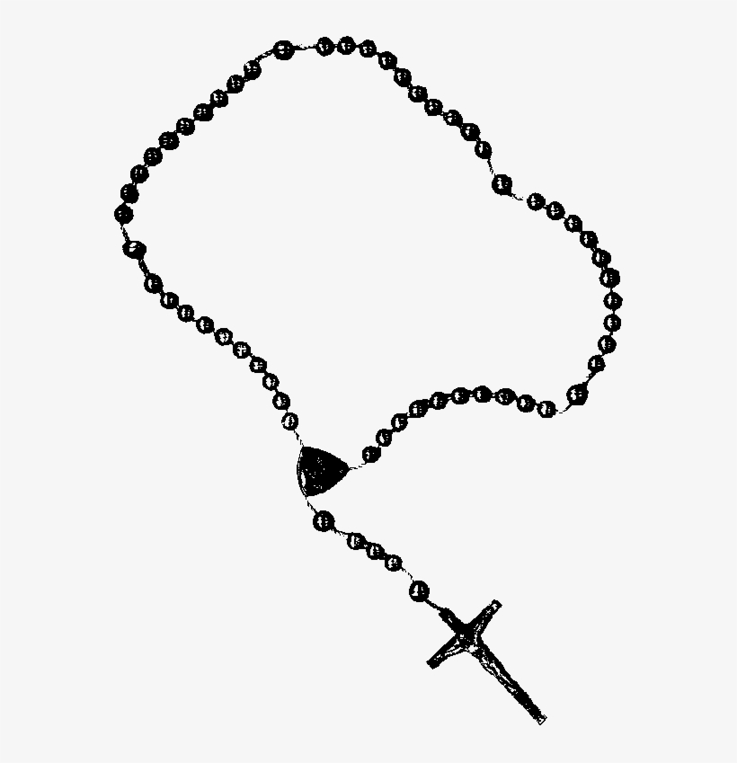 Rosary - Rosary Clipart Black And White - Free Transparent PNG Download - P...