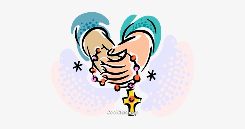 Rosary Royalty Free Vector Clip Art Illustration - Rosario Clipart, transparent png #3196222