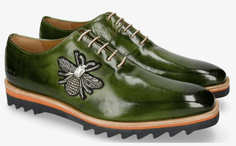 Oxford Shoes Jeff 26 Ultra Green Patch Bee Stone - Melvin & Hamilton Jeff Laceups Ultra Men's,, transparent png #3196379