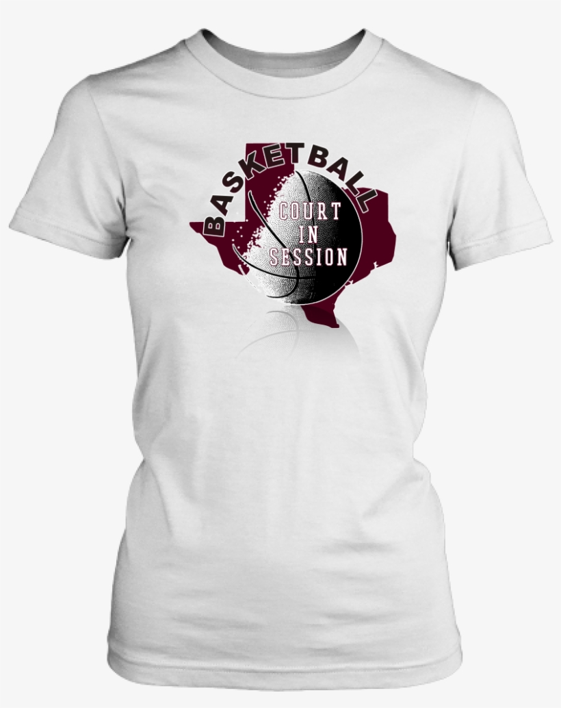 Texas A&m Basketball Court In Session Junior T-shirt - T-shirt, transparent png #3196470