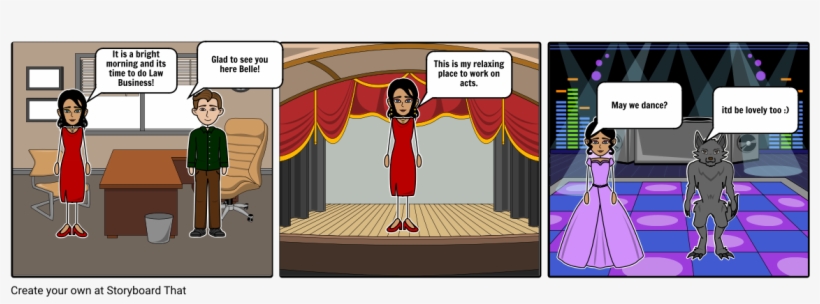 Beauty And The Beast - Cartoon, transparent png #3196515