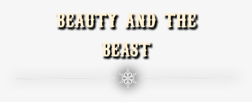 Beauty And The Beast - Winterville, transparent png #3196607