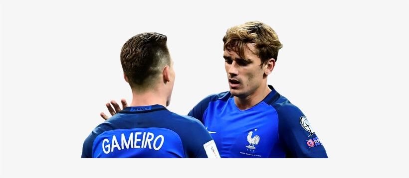 Kevin Gameiro & Antoine Griezmann - Griezmann France Running Png, transparent png #3196672