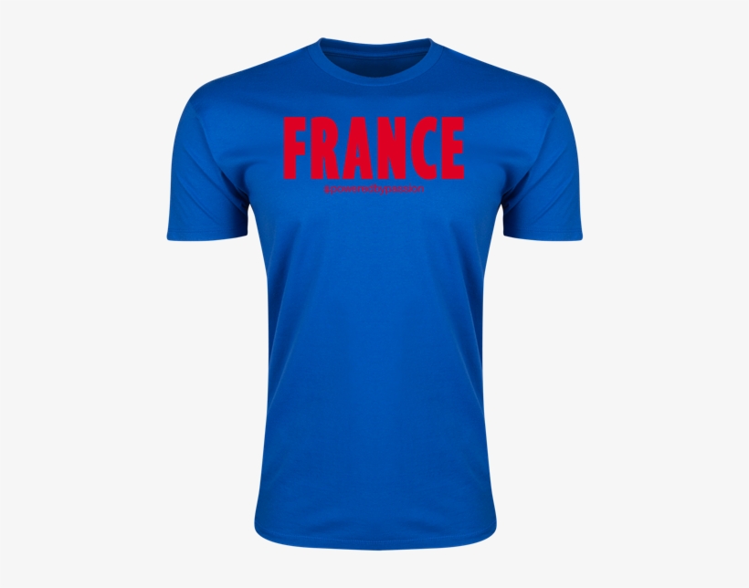 France Powered By Passion T-shirt - T Shirt Kuwait Football, transparent png #3196702
