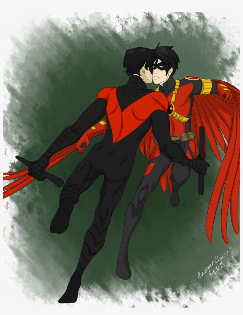Dick Grayson And Tim Drake By Cassperclearie On Deviantart, transparent png #3196766