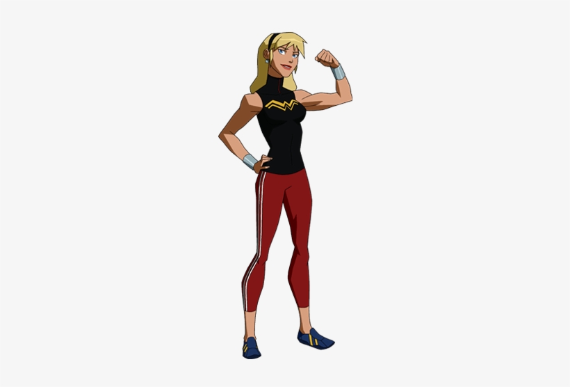 Source - - Wonder Girl Cassie Young Justice, transparent png #3196855