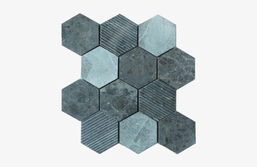 Hex Mosaic Texture 23.1x26.7 Grey Matt (colour: Grey,, transparent png #3197132