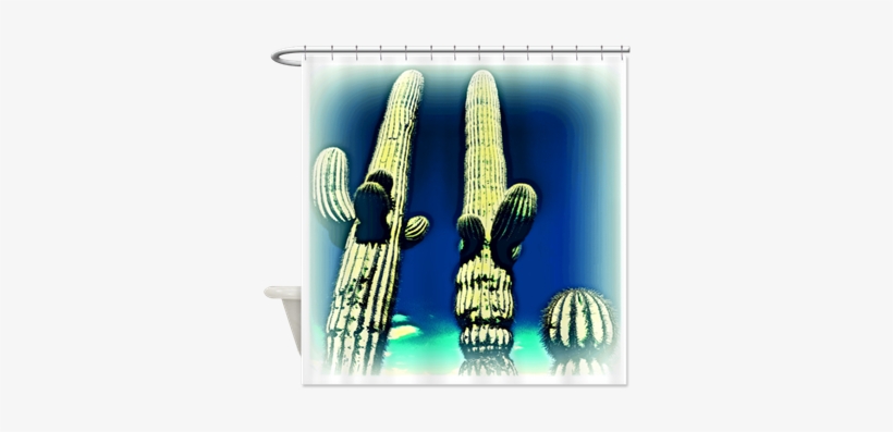 Saguaro Cactus Southwestern Scenery Deep Blue Shower - Saguaro-kaktus-trockene Hitze Postkarte, transparent png #3197135