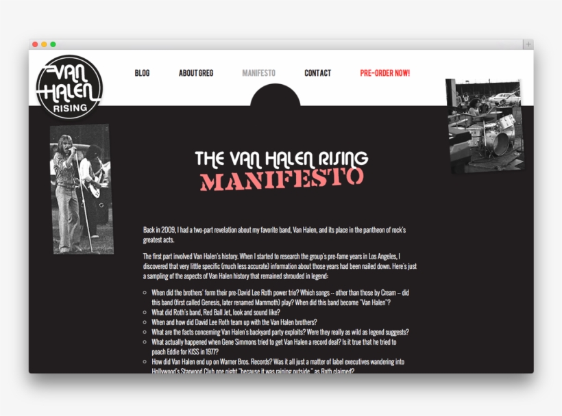 Van Halen Rising: How A Southern California Backyard, transparent png #3197161