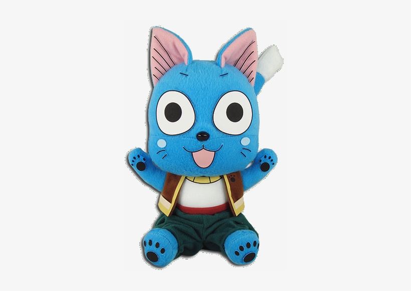 Ge Animation Fairy Tail 7" Plush - Happy Niruit Tribe, transparent png #3197685