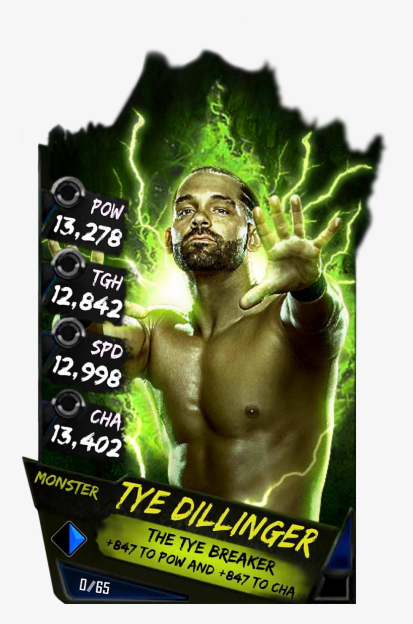 Tyedillinger S4 17 Monster - Wwe Supercard Monster Cards, transparent png #3198133