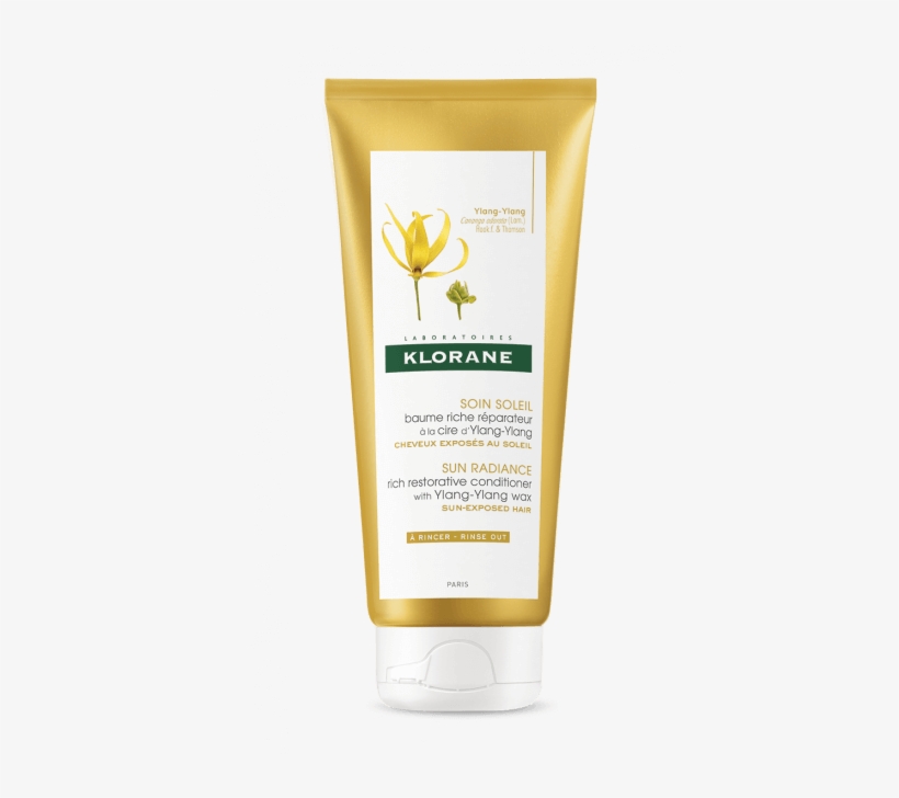 Klorane Sun Radiance Rich Conditioner With Ylang-ylang - Moogoo Cream, transparent png #3198342