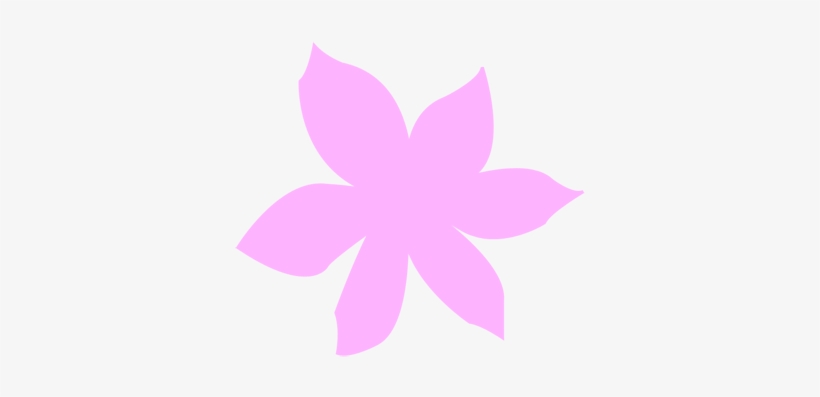 Pink Card Stock - Pink Flower Shape Transparent, transparent png #3198407