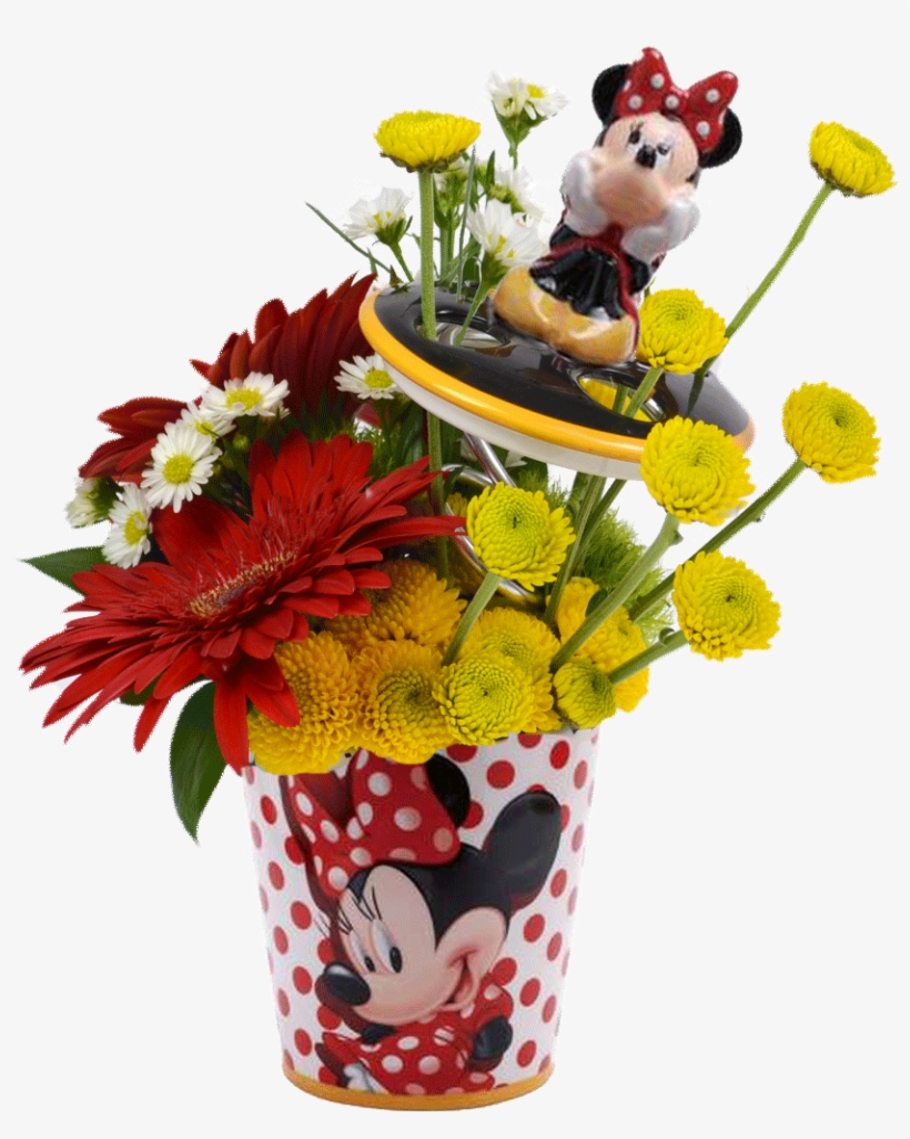 Minnie's Toothbrush Garden Minnies Toothbrush Holder - Minnie Mouse Dots Toothbrush Holder, transparent png #3198712