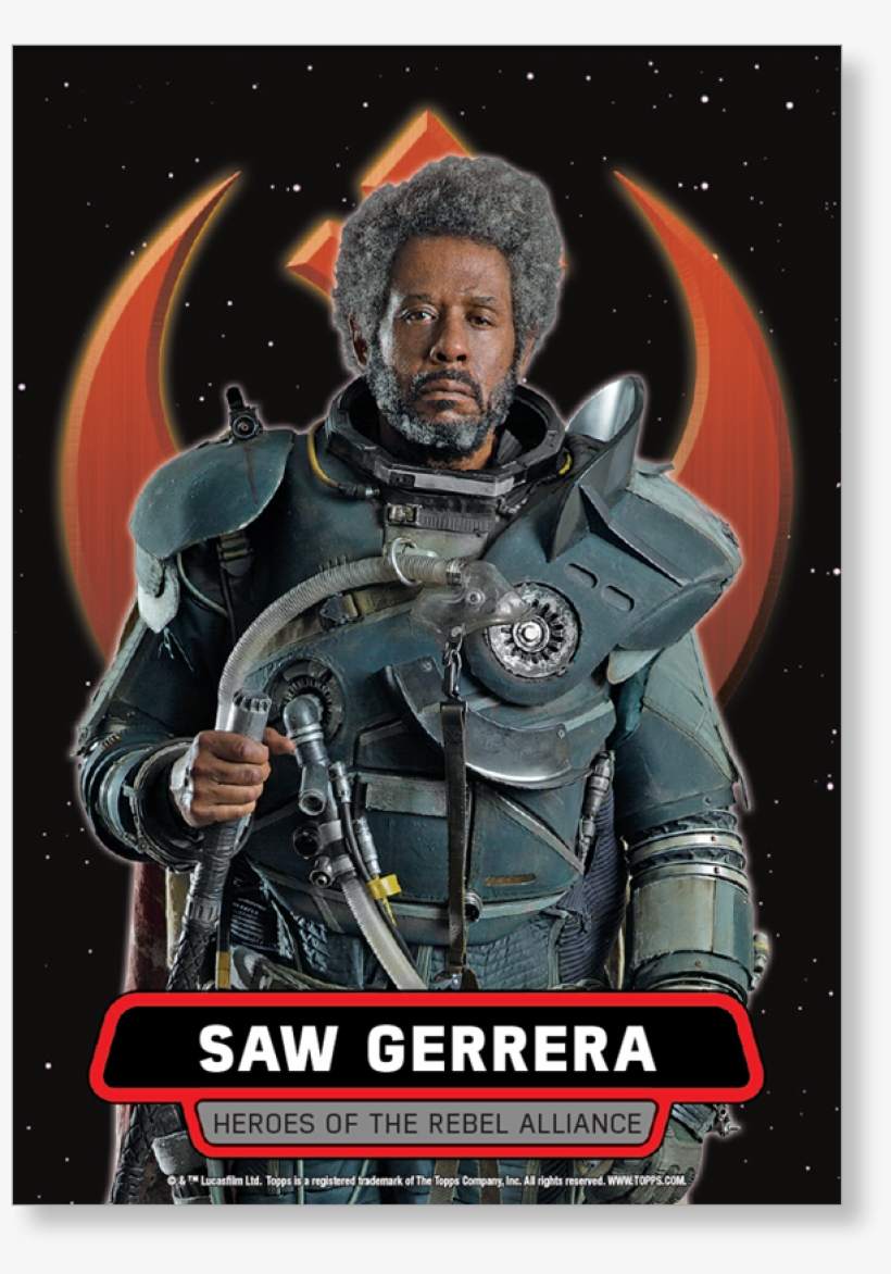 Saw Gerrera 2016 Star Wars Rogue One Series One Heroes - Action Figure, transparent png #3198965
