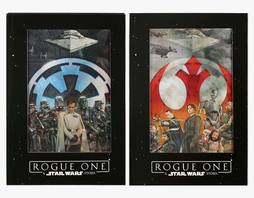 Rogue - Rogue One A Star Wars Story Lenticular Cover Journal, transparent png #3198994