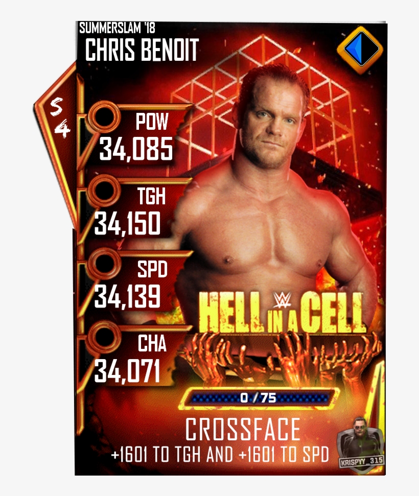 Chris Benoit In A Cell Custom (only A Few - Christopher Michael Benoit: The Rise And Fall [book], transparent png #3199063