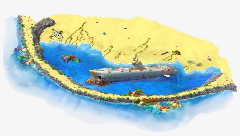 Submarine L2, transparent png #3199878