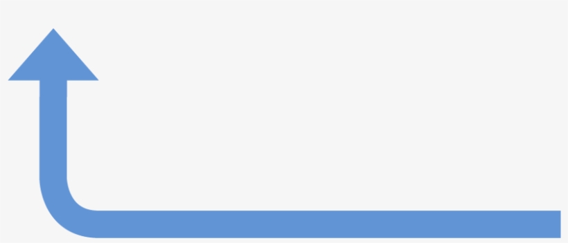 A36 Curvedarrow Lightblue Up - Electric Blue, transparent png #320017