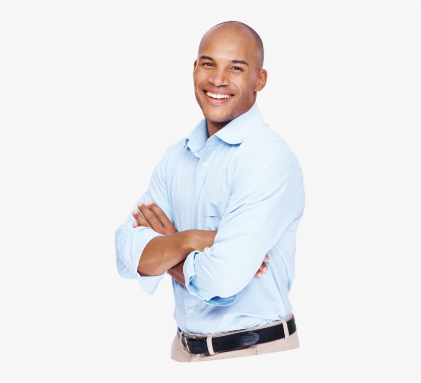 Com We Exist To Help You Look Good - Black Business Man Png, transparent png #320018