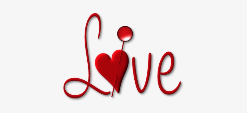 Red Love With Heart Png Picture - Love With Heart Png, transparent png #320208