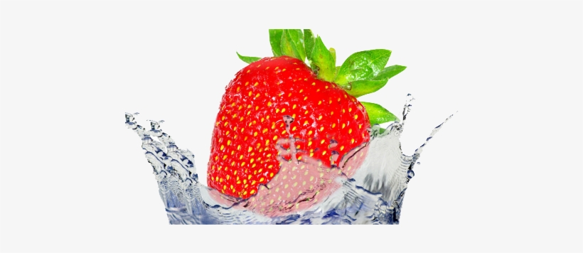 Fruit Water Splash - Strawberry Water Splash Png, transparent png #320209