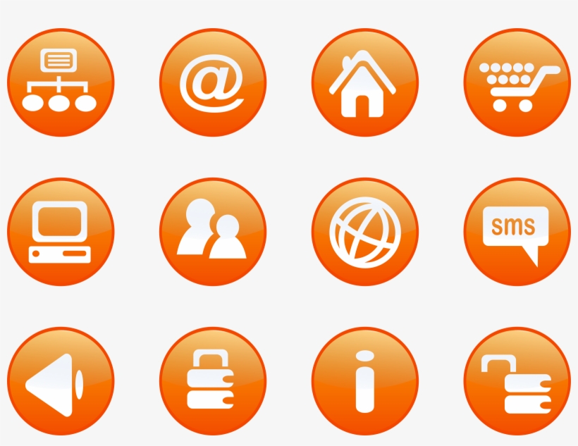 This Free Icons Png Design Of Icons Orange Web Candy, transparent png #320277