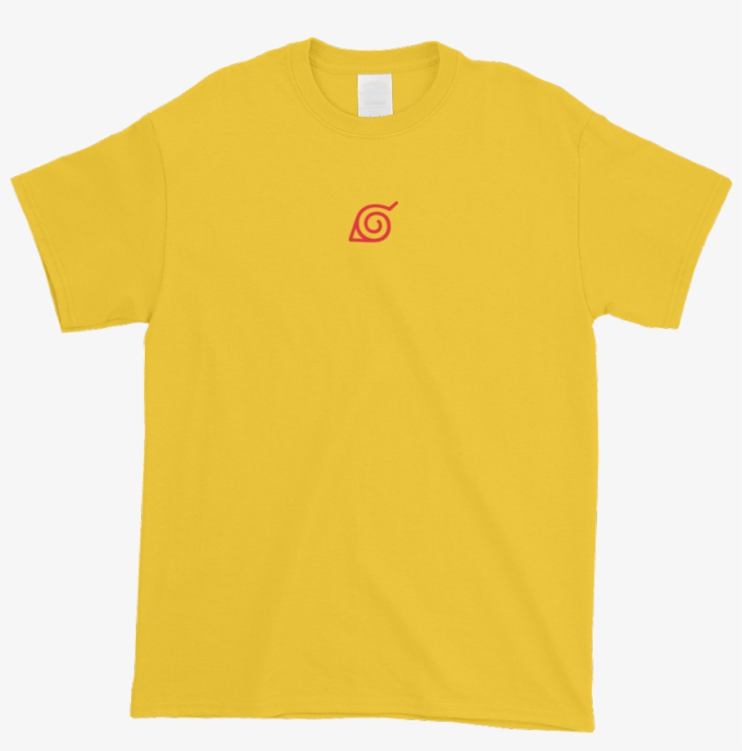 Naruto Sharingan Kakashi Shirt - Cdg Yellow Tee Black Heart, transparent png #320367