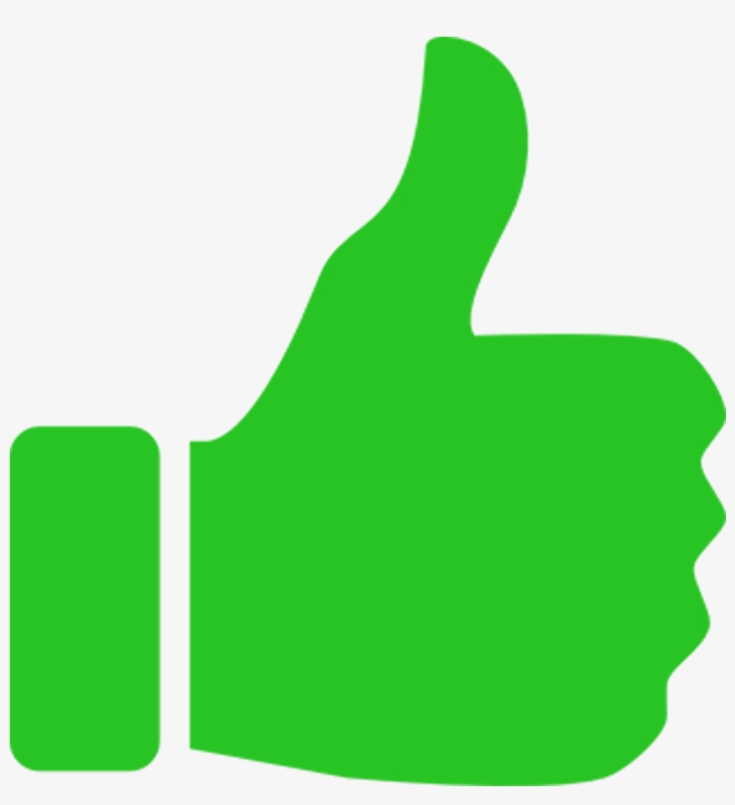 Thumbs Up - Thumbs Up Silhouette, transparent png #320444