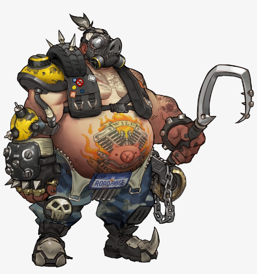 Why Is It Called Roadhog - Overwatch Roadhog Concept Art, transparent png #320464