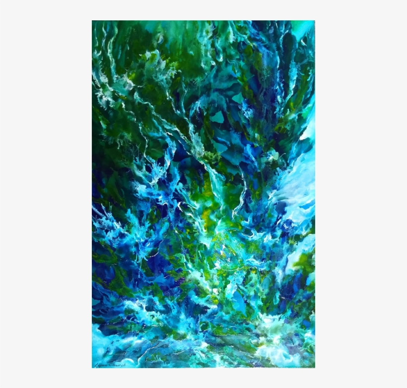 'water Wonderland' By Lynn Church - Painting, transparent png #320596