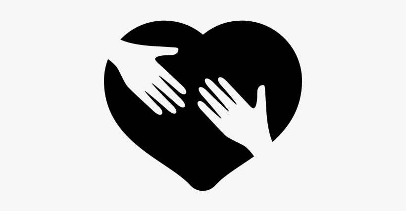 Shaking Hands Inside A Heart Vector - Sla Quebec, transparent png #320664