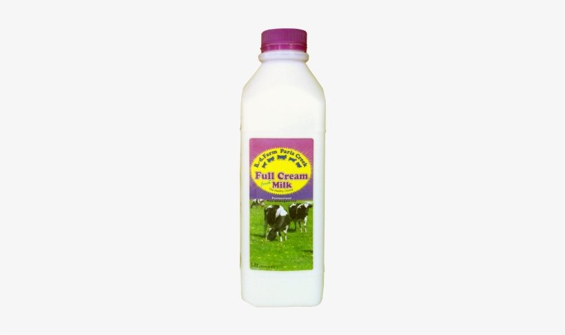 B-d Farm Milk Organic 1ltr - Plastic Bottle, transparent png #320769