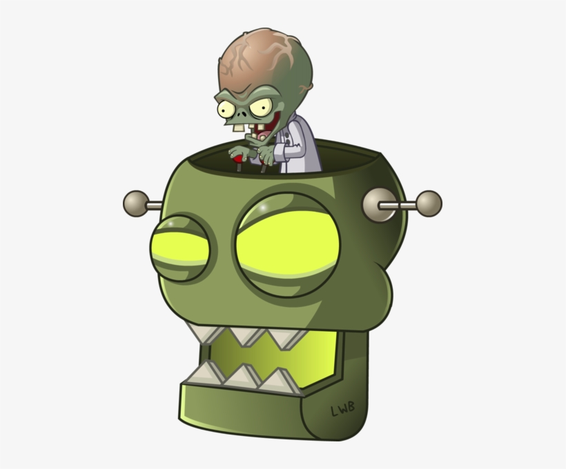 Share This Image - Pvz Zomboss Head, transparent png #320811