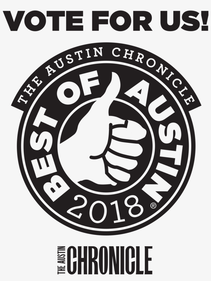 Download Black "vote For Us" Image - Austin Chronicle, transparent png #320959