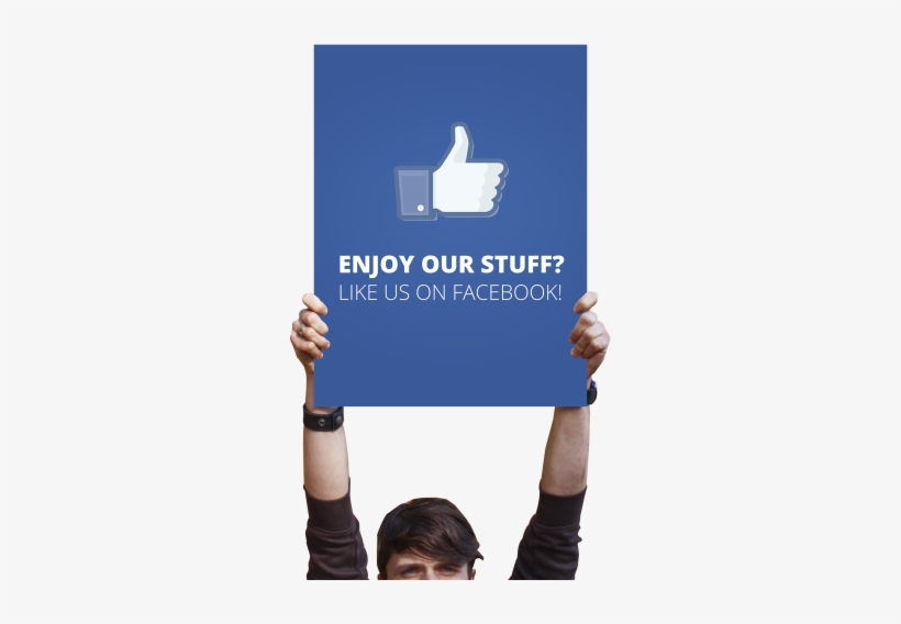 Static Like Us On Facebook Pop Out Widget For Blogger - Facebook, transparent png #321003