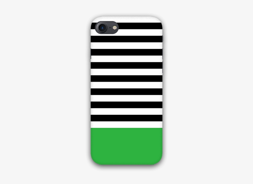 Black Green Stripe Pattern Iphone 8 Mobile Case - Mobile Phone, transparent png #321481