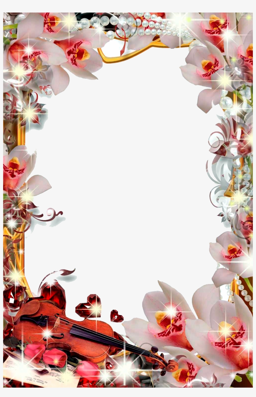 Golden Photo Frame Png - Love Photo Frames, transparent png #321990