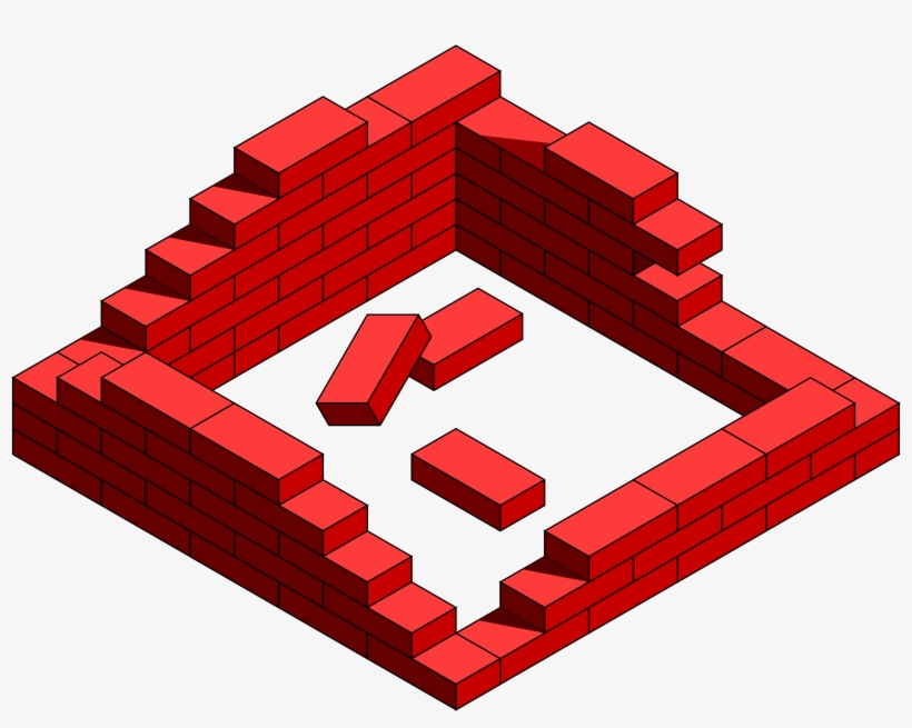 This Free Icons Png Design Of Brick Frame Destroyed, transparent png #322373