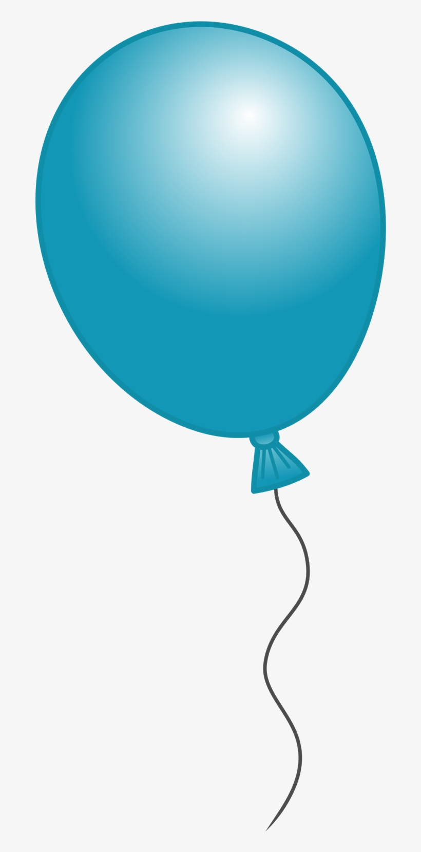 Blue - Green And Blue Balloon Clipart, transparent png #322723