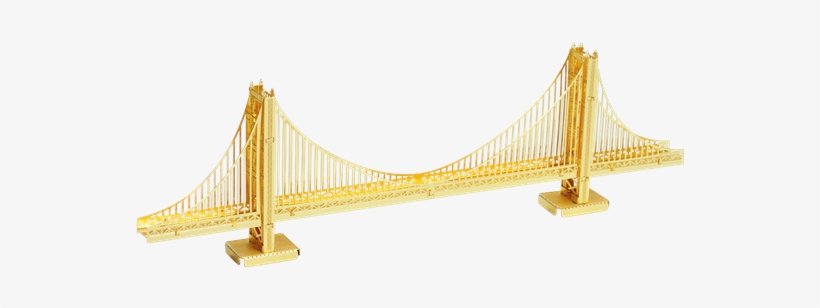 Metal Earth Architecture - Golden Gate Bridge Diy, transparent png #322746