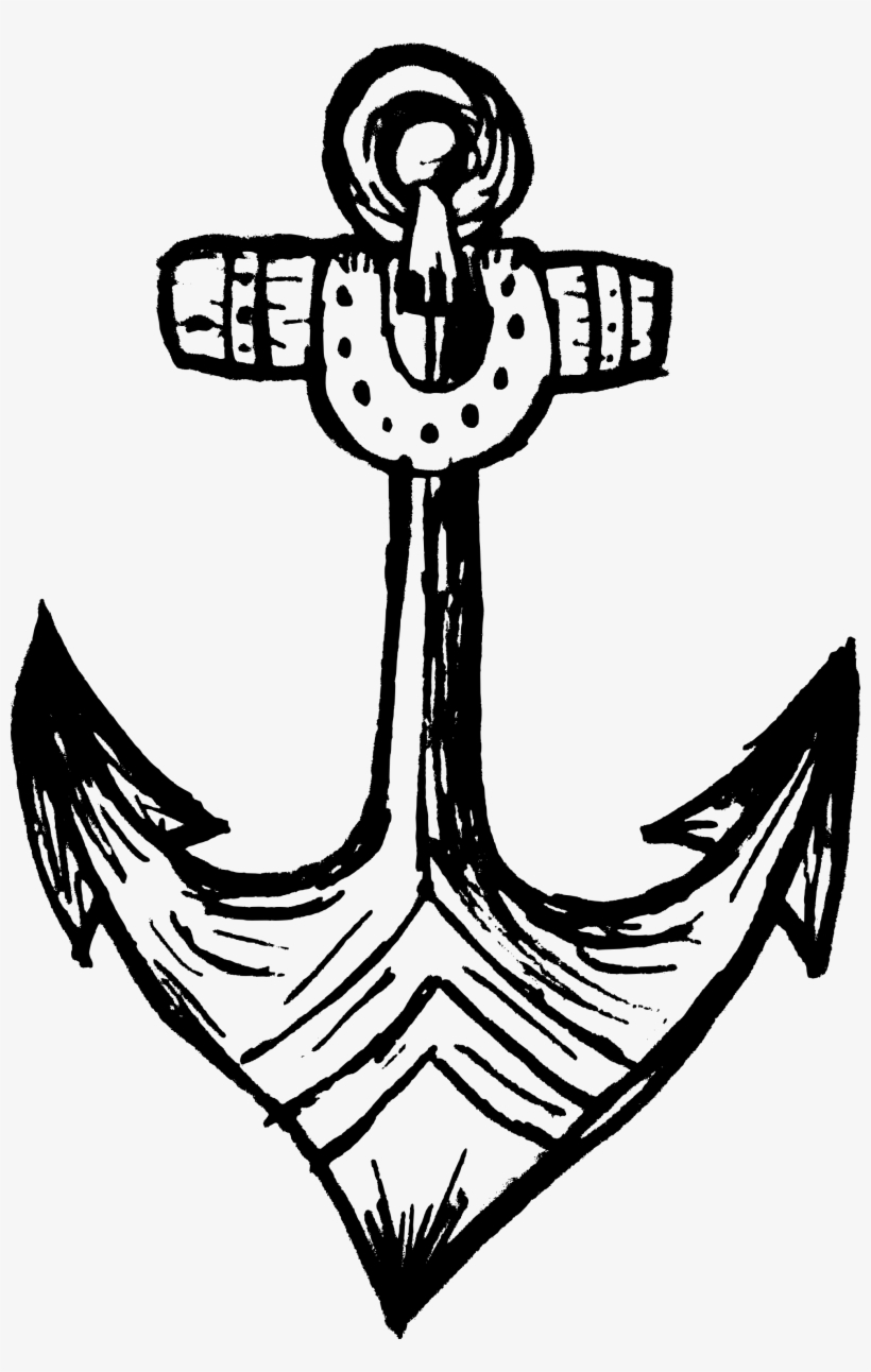 Drawn Anchor Transparent - Art, transparent png #323095