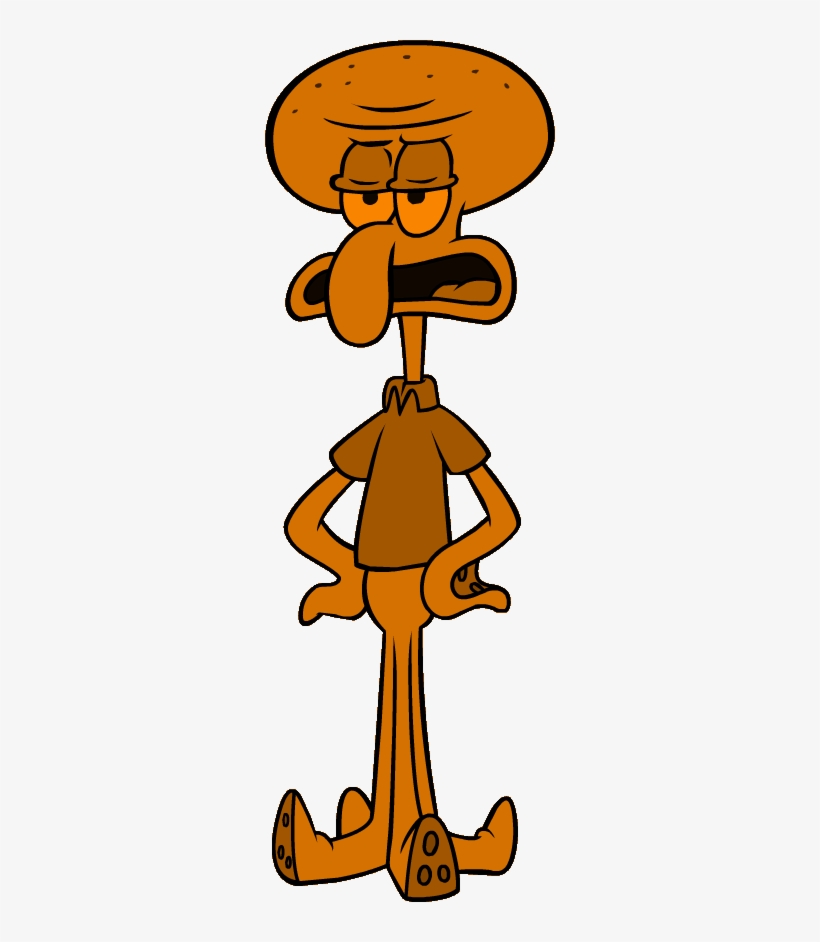 Ncxnfqf Suspect Squidward - Cartoon, transparent png #323190
