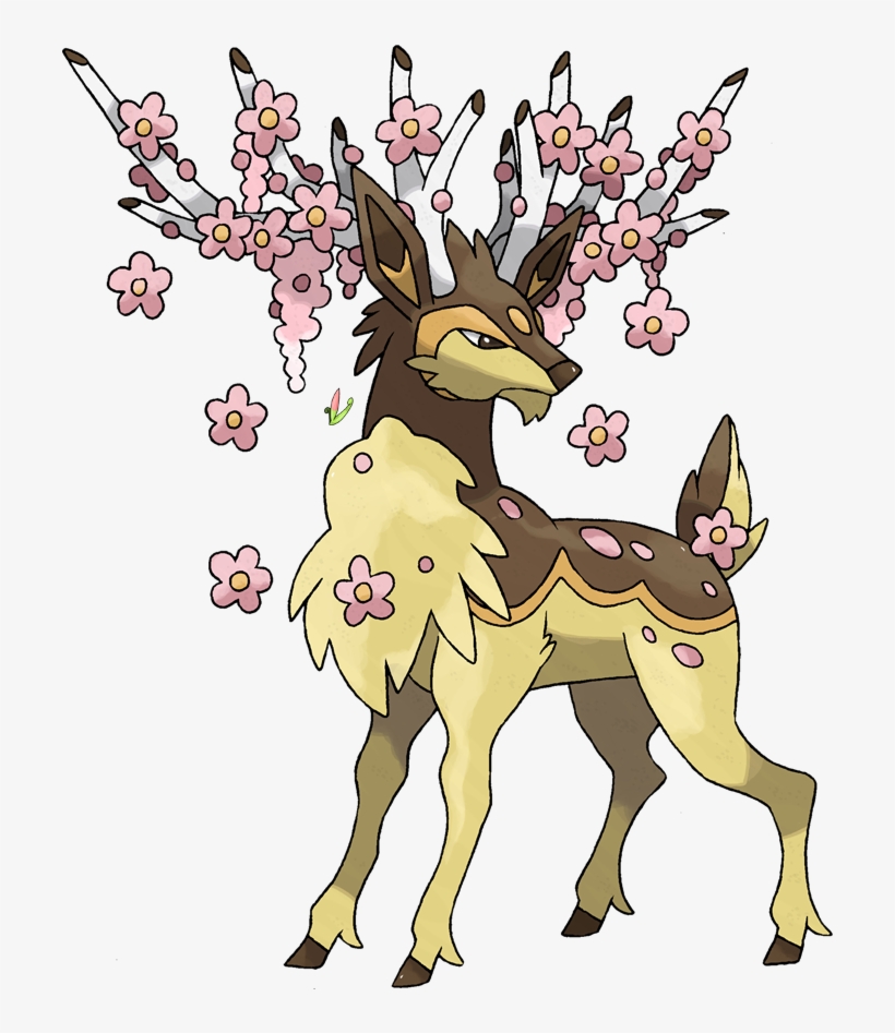 Mega Sawsbuck Pokemon Sawsbuck Mega Evolution Free Transparent PNG