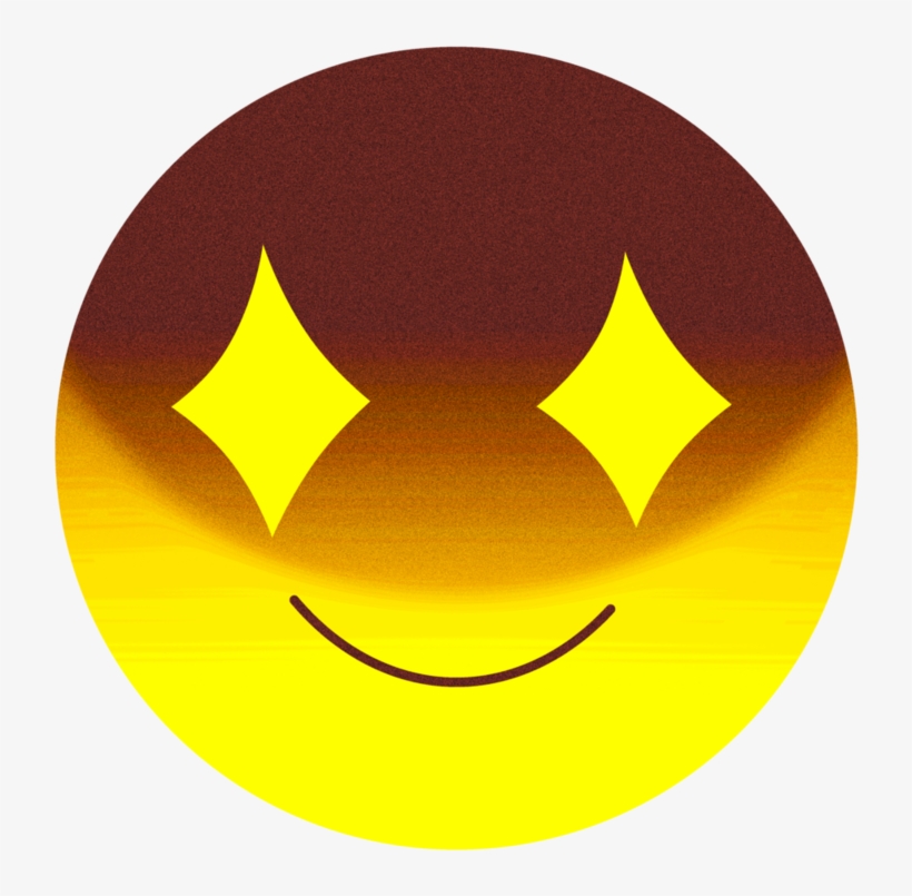 Diamond Eyes Big By Merch Designs On - Transparent Background Custom Emoji, transparent png #323708