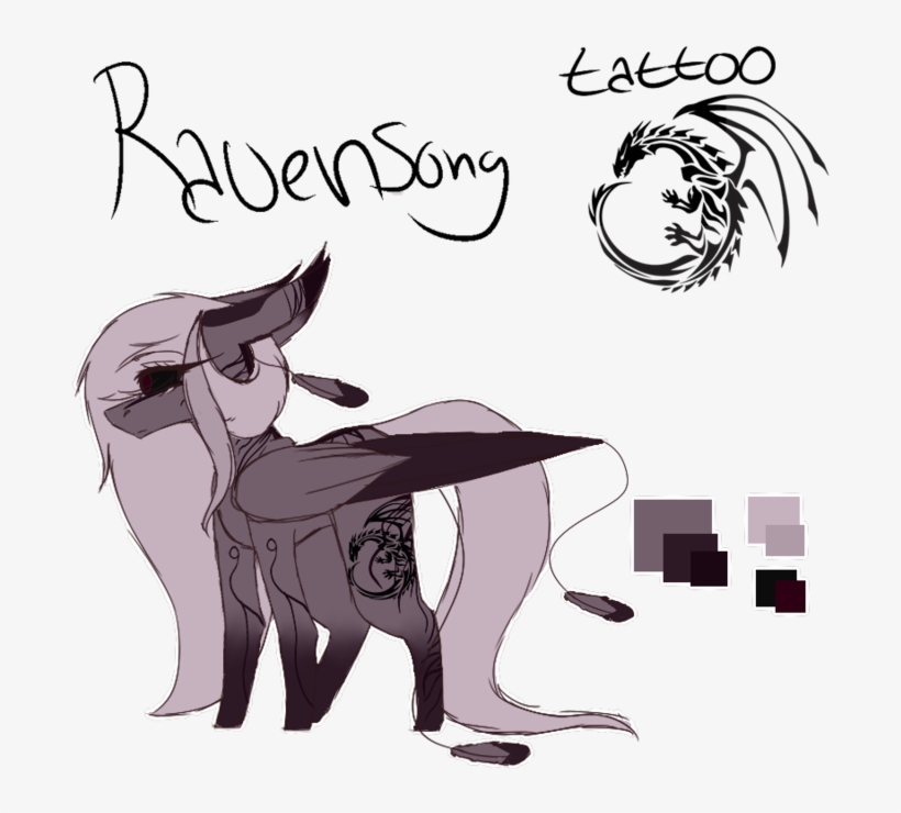 Featherin Oc - Tribal Dragon Pillow Case, transparent png #323800