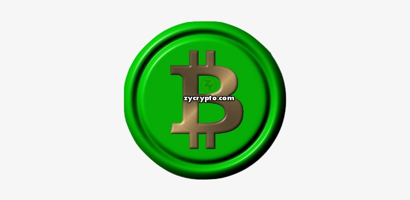 Bitcoin Logo Green Zycrypto - Cryptocurrency, transparent png #323858